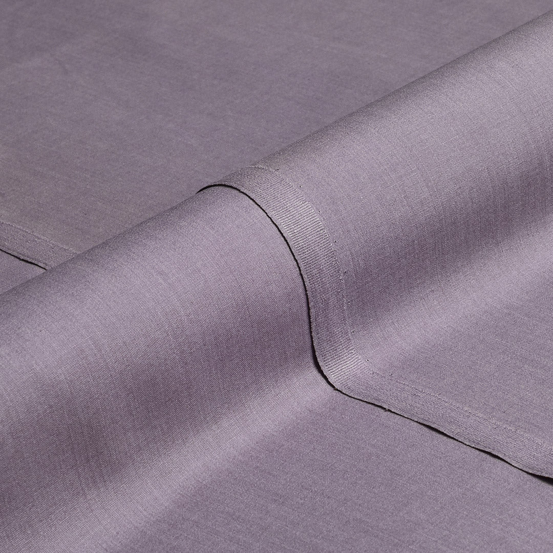 Classic Light Mauve Wash & Wear Shirt Fabric (Precut 1.8 Meter)