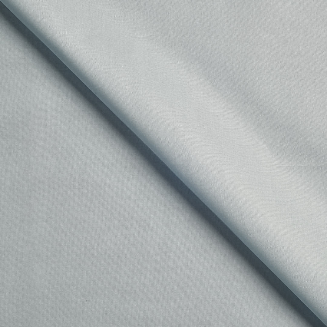 Classic Sky Blue Plain Cotton Shirting Fabric (Precut 3.75 Meter)