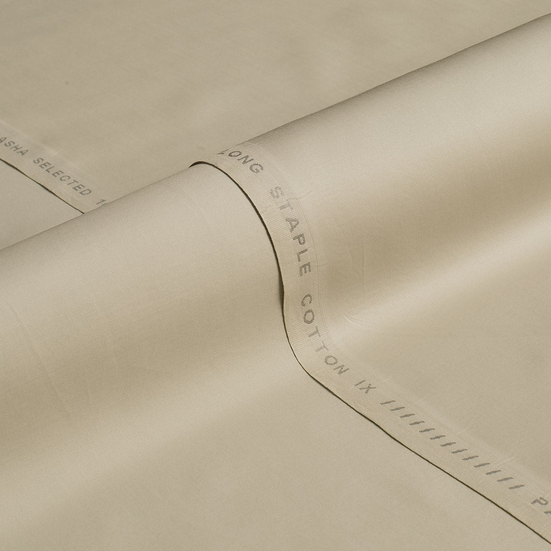 Classic Plain Cotton Shirting Fabric (Precut 4.9 Meter)