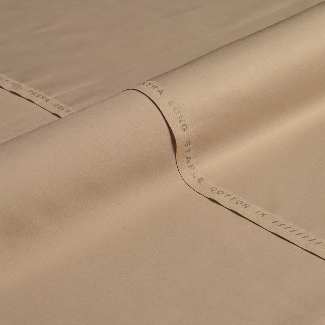 Classic Sparrow Plain Cotton Shirting Fabric (Precut 4 Meter)