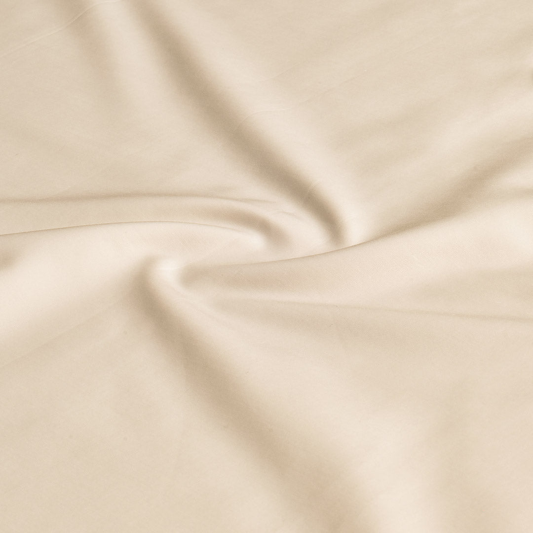 Classic Off White Plain Cotton Shirting Fabric (Precut 3.1 Meter)