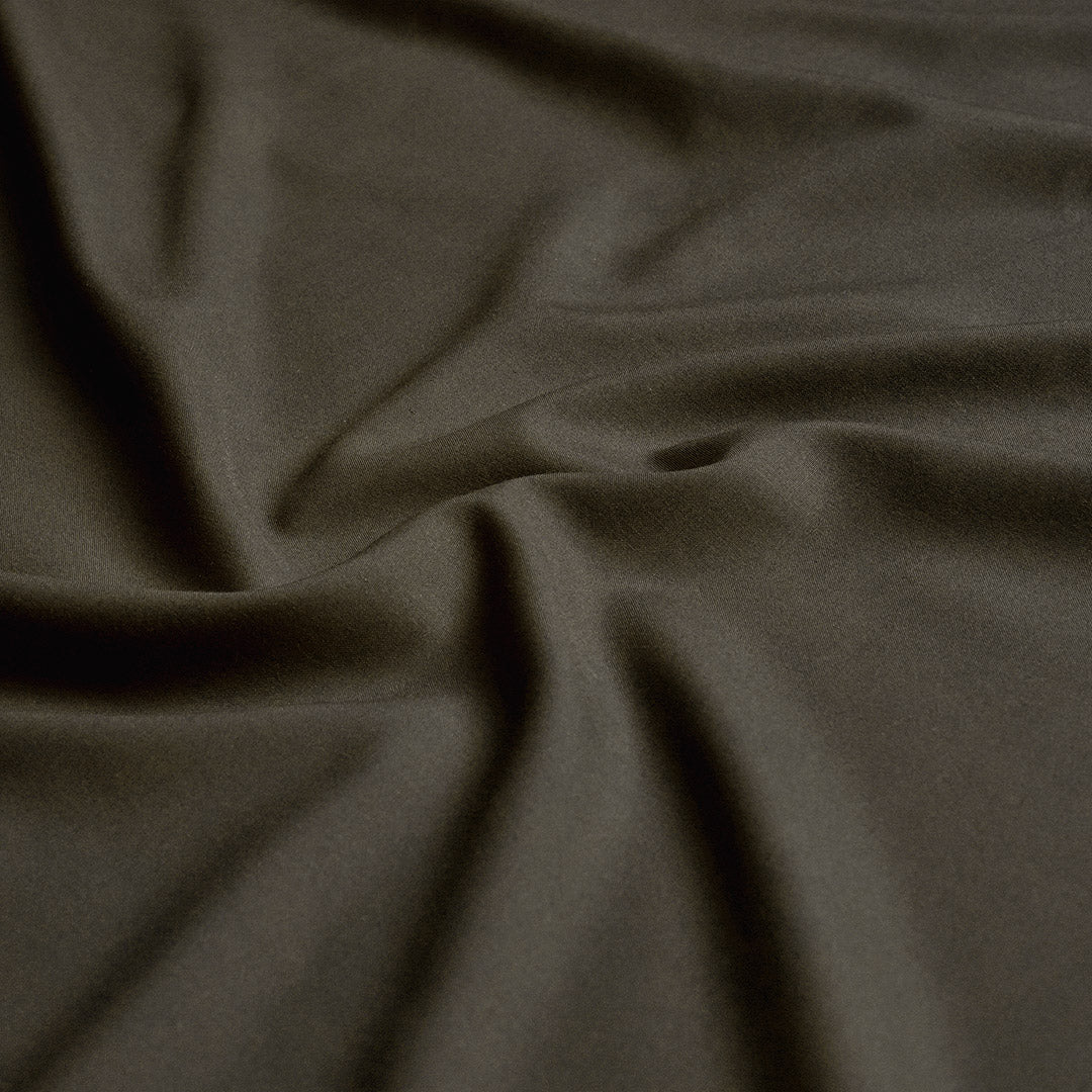 Classic Dark Olive Cotton Shirting (Precut 3.4 Meter)