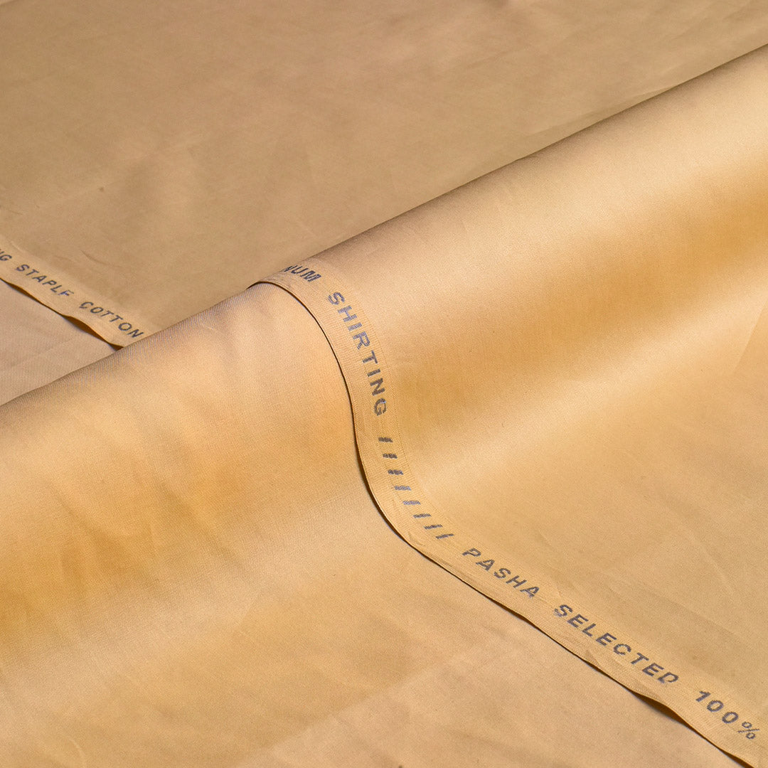 Classic Sublime Beige Shirt Fabric (Precut 1.5 Meter)