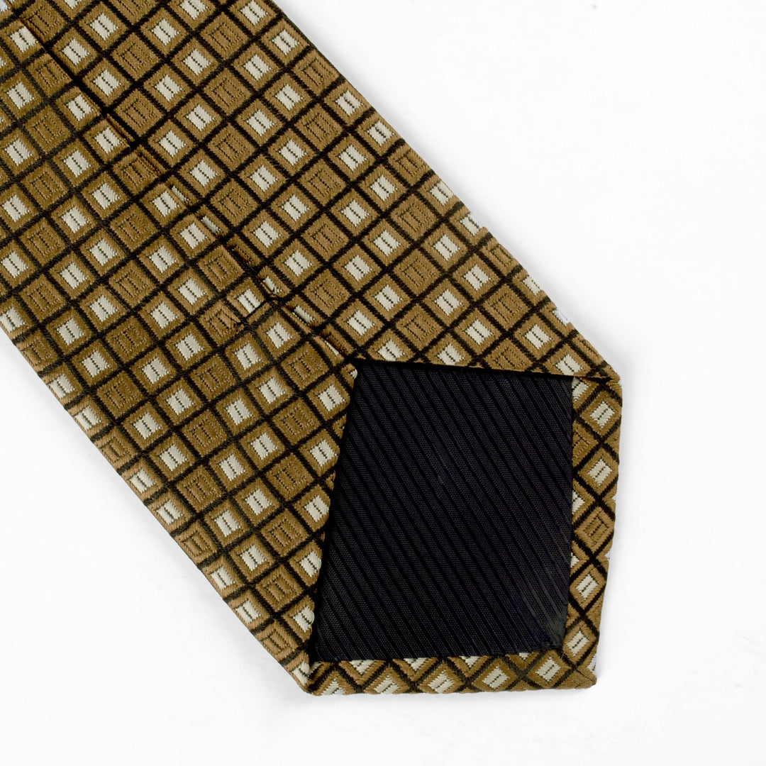 ELEGANT MID BROWN TIE