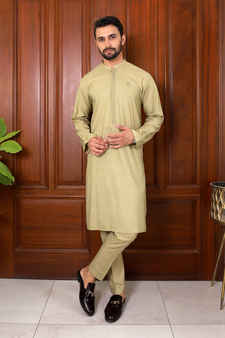 Naqash Mustard Kurta Pant