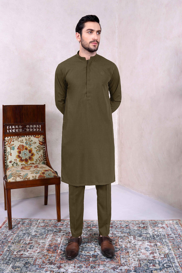 Sard-Aab Brown  Kurta Pant