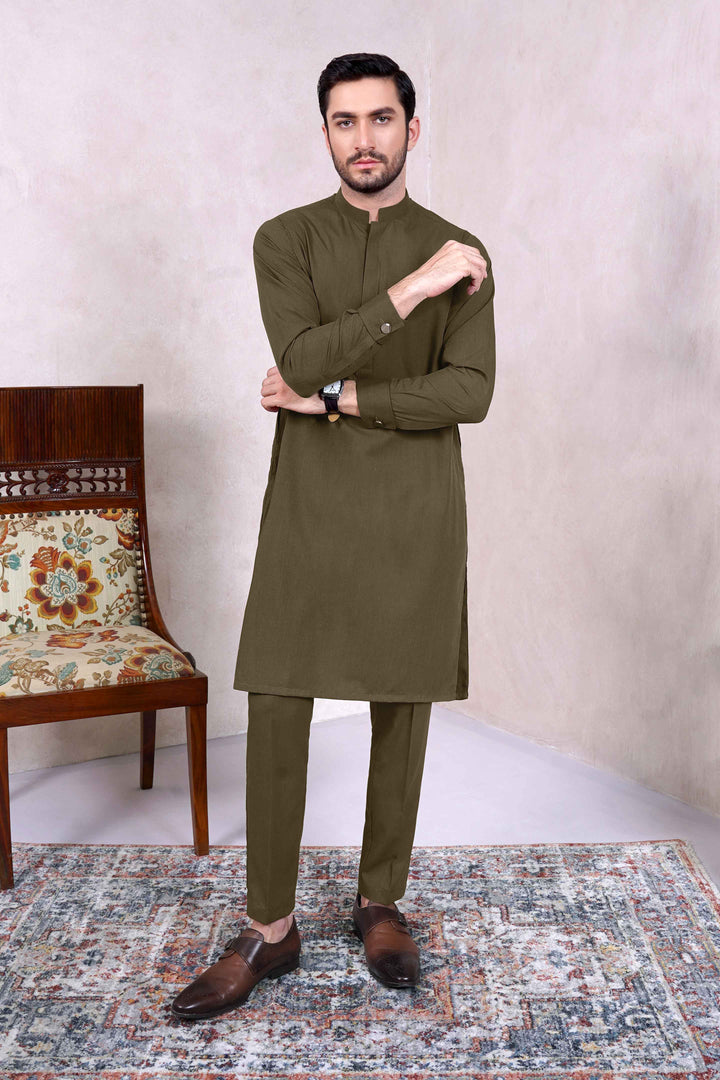 Sard-Aab Brown  Kurta Pant