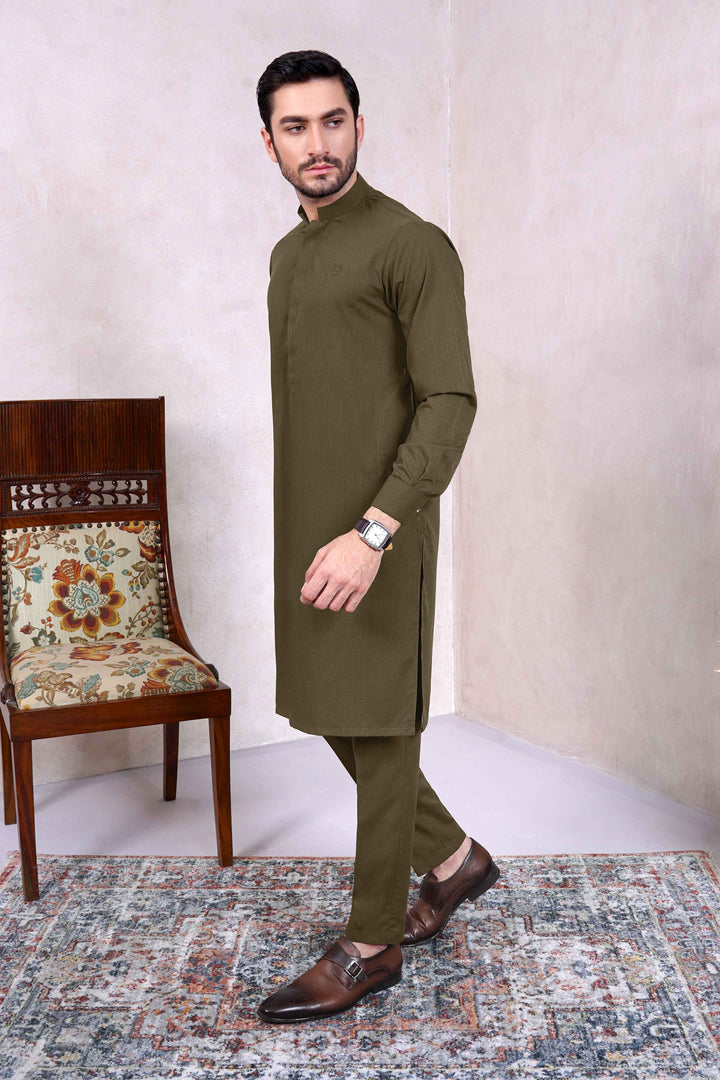 Sard-Aab Brown  Kurta Pant