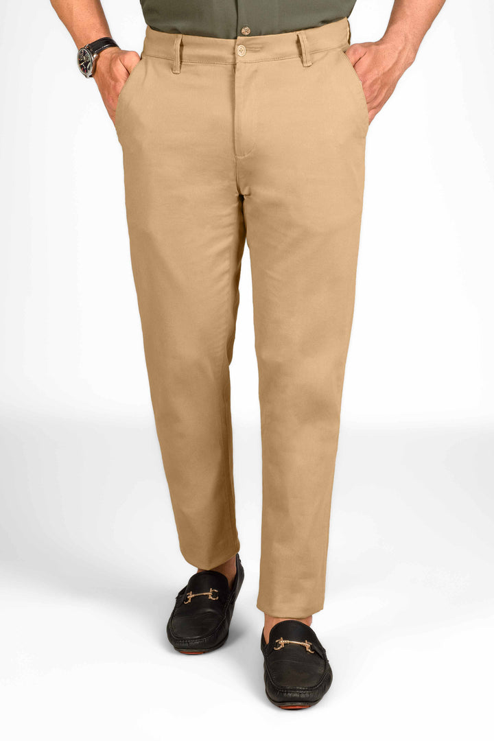 Men's Classic Khaki Slim Fit Chinos