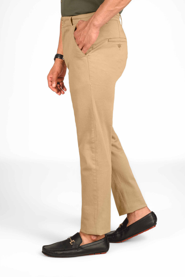 Men's Classic Khaki Slim Fit Chinos