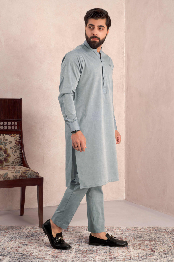 Bar-Aks Stone Blue Kurta Pant