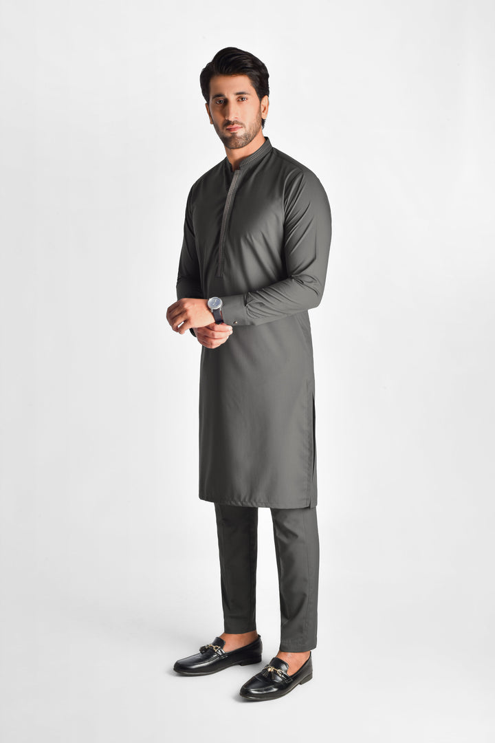 Tasawar Dusty Olive Kurta Pant