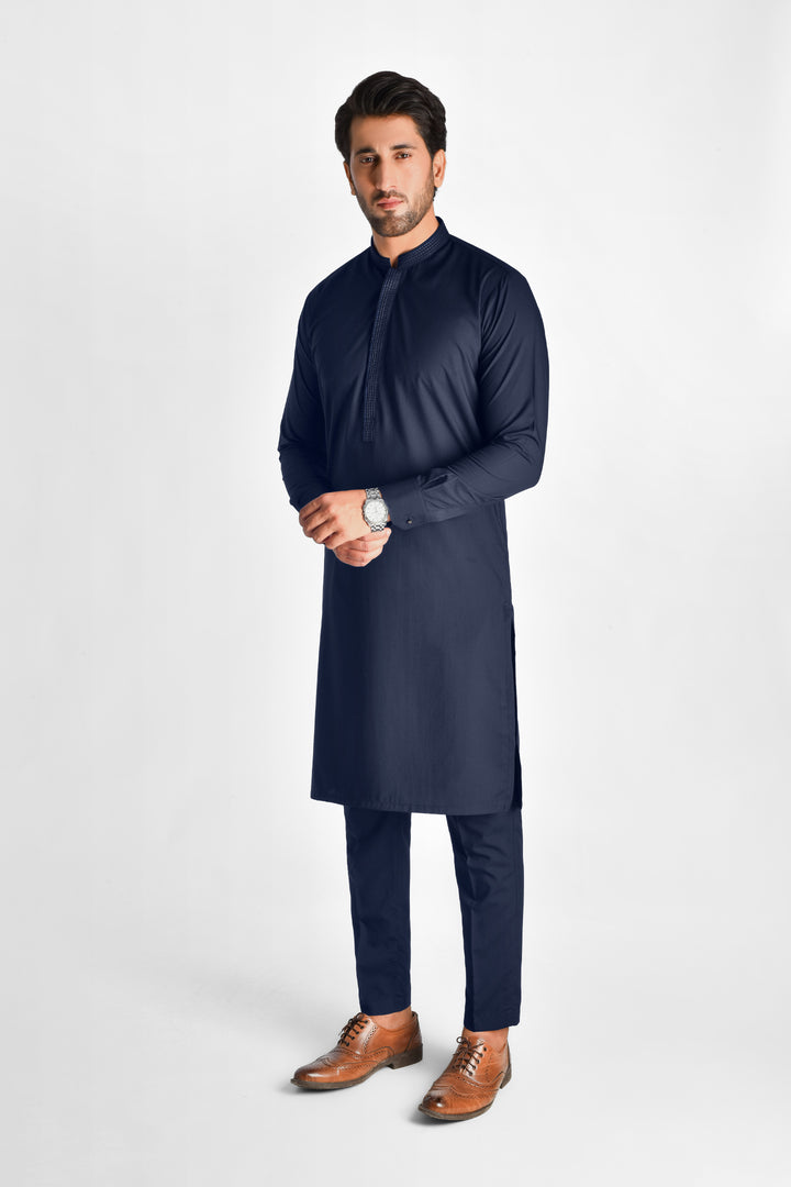 Tasawar Aquamarine Blue Kurta Pant