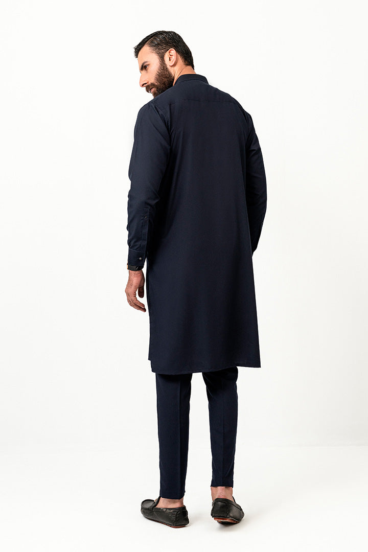 Faqat Deep Navy Blue Kurta Pant