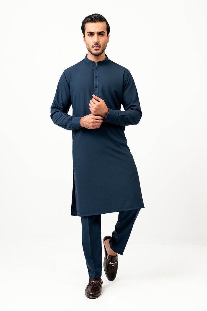 Faqat Teal Blue Kurta Pant