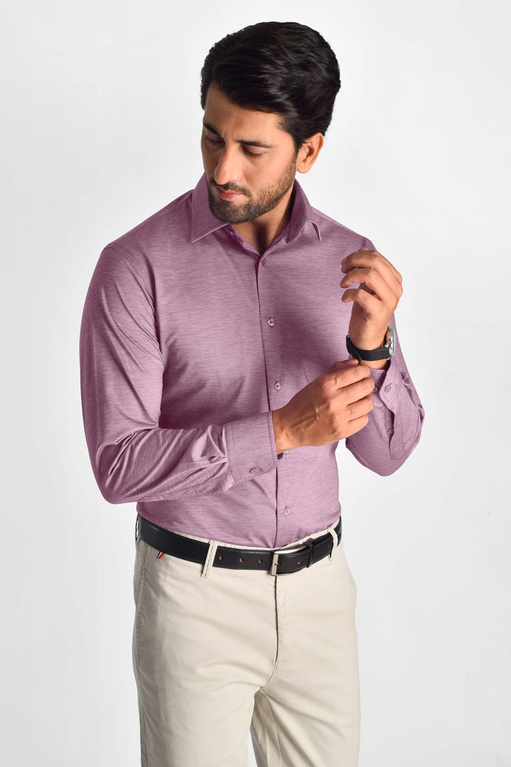 Stretch Plum Shirt