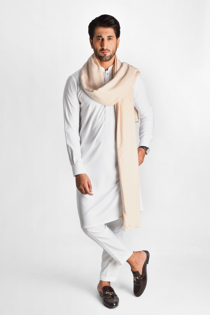 Premium Tan Sherpa Shawl