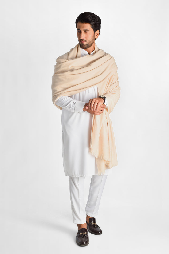 Premium Tan Sherpa Shawl