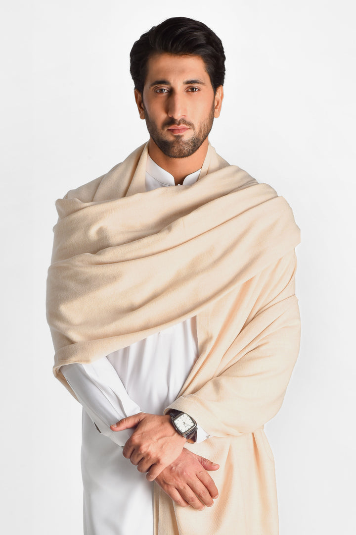 Premium Tan Sherpa Shawl