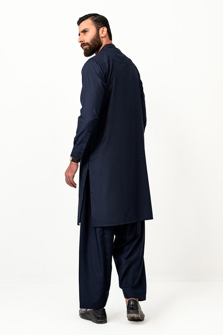 Victory Navy Blue Kurta Shalwar