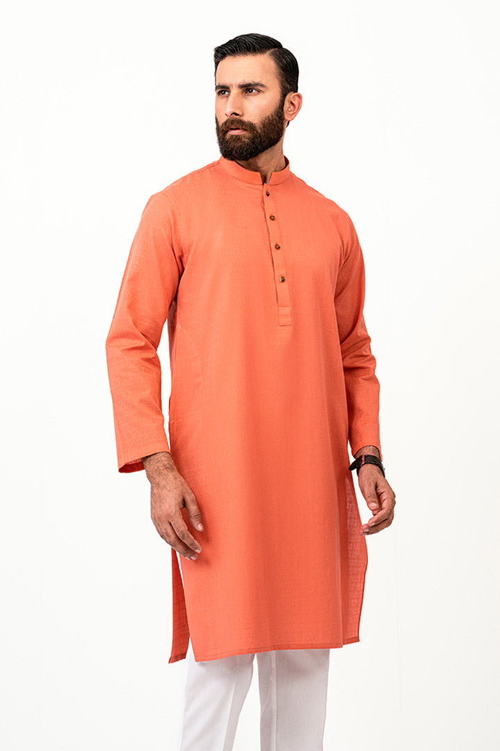 Loom Rust Kurta