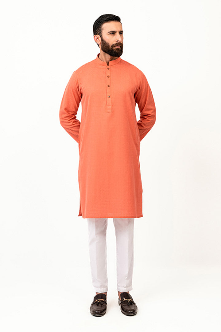 Loom Rust Kurta