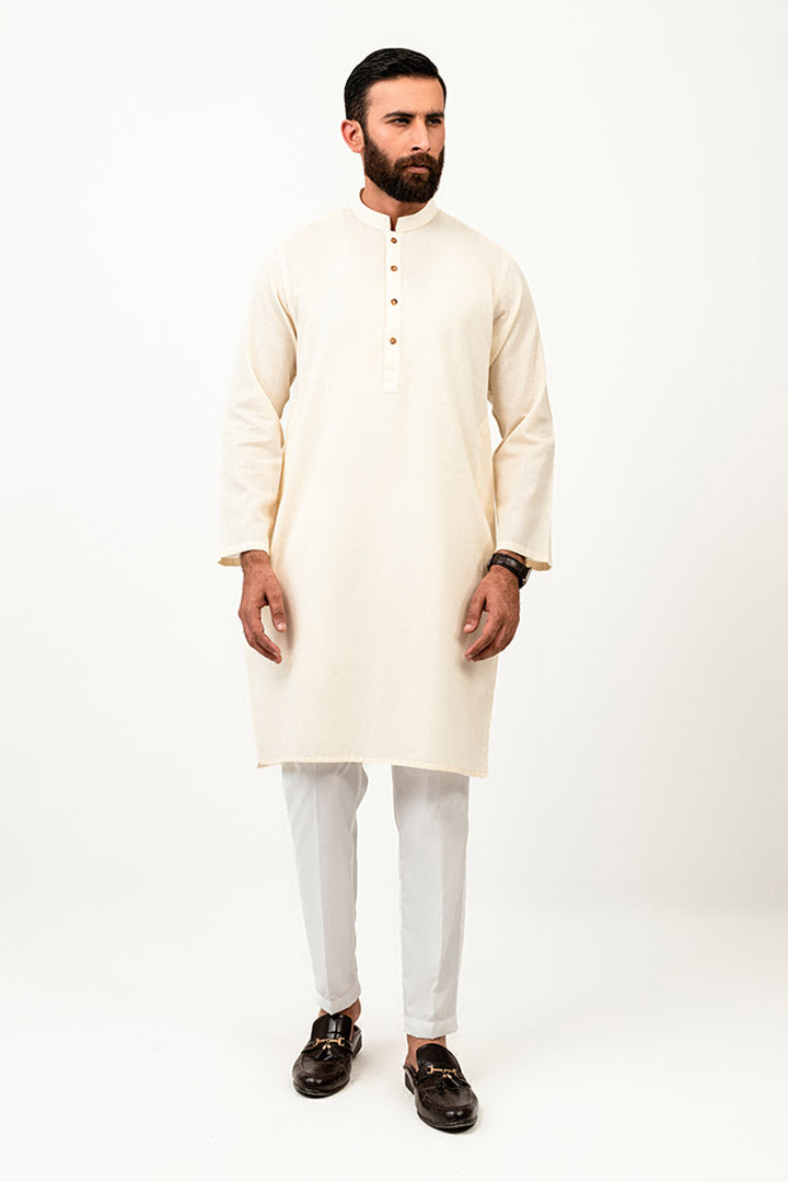 Loom Cloud Cream Kurta