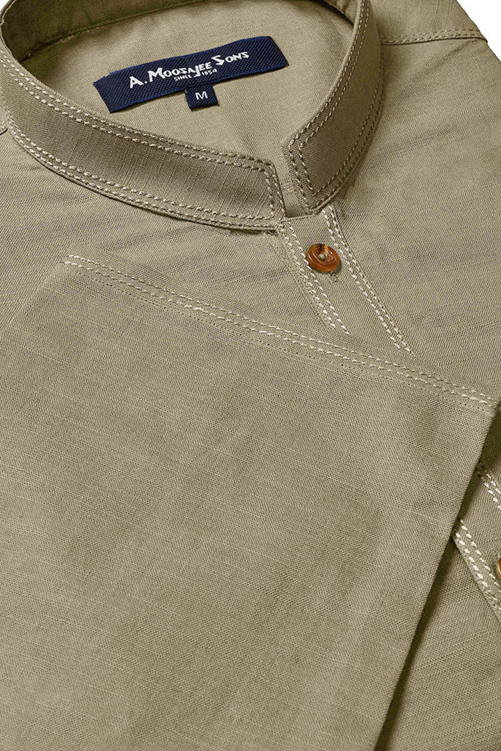 Mazin Olive Kurta