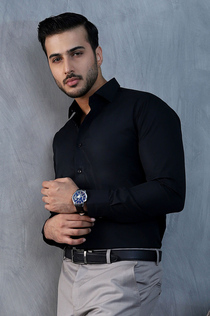 Formal shirt with black pant hotsell