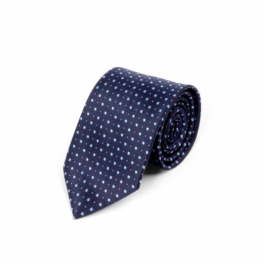 ELEGANT NAVY BLUE TIE