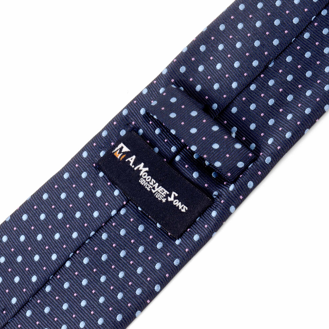 ELEGANT NAVY BLUE TIE