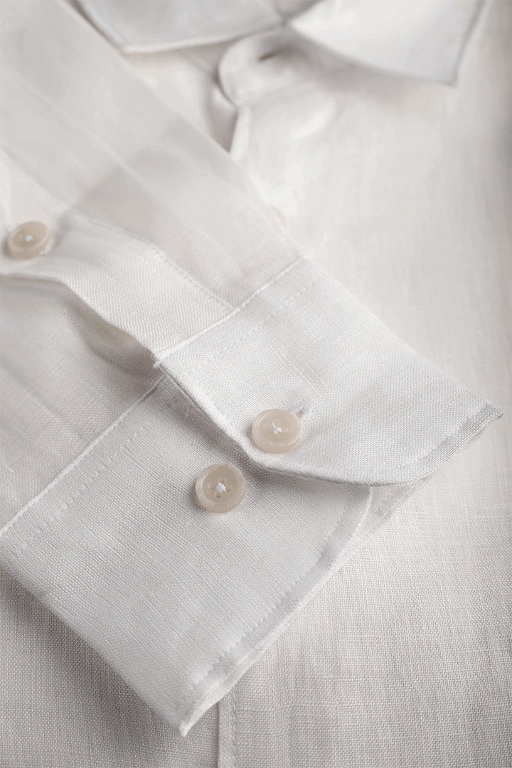 White Premium Linen Shirt