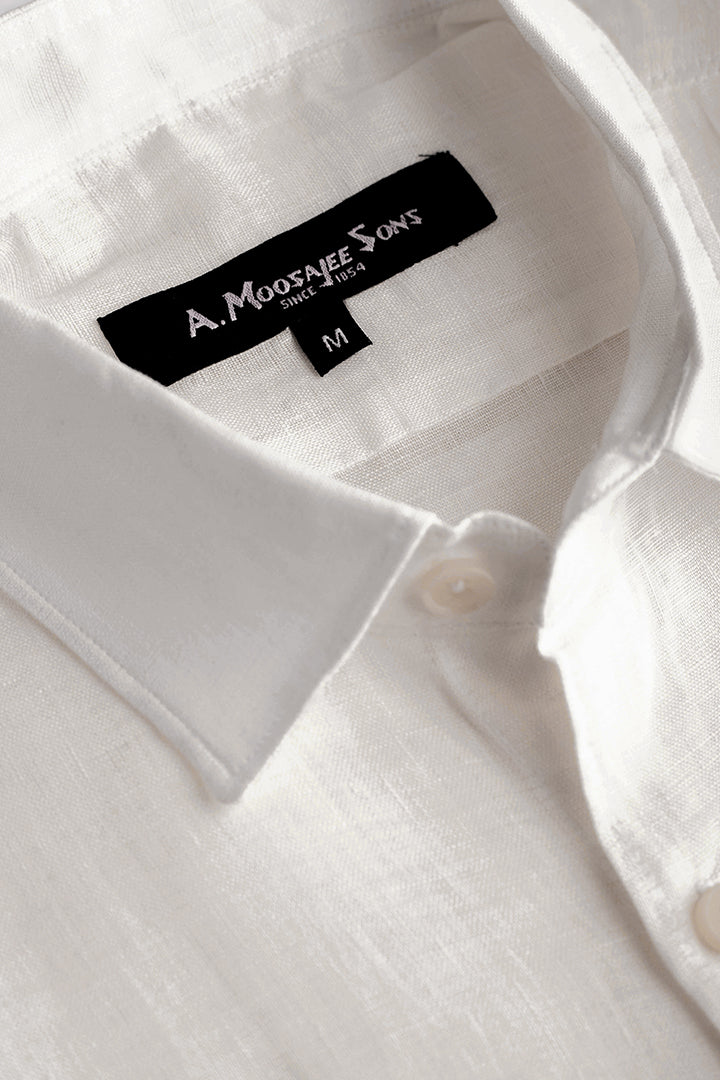 White Premium Linen Shirt