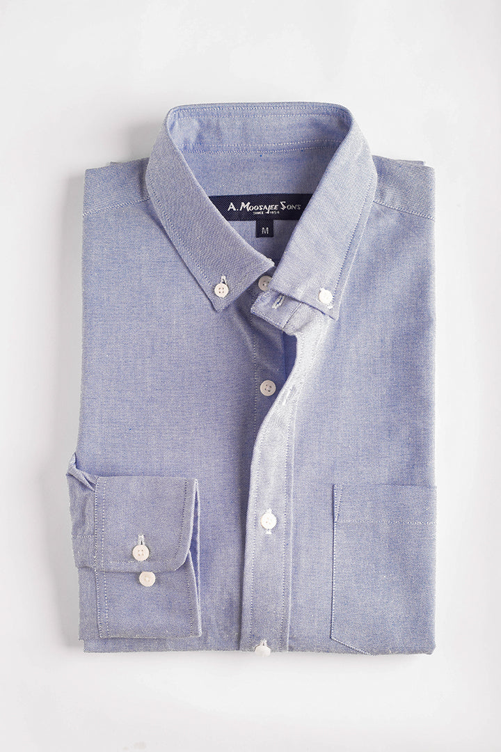 Powder Blue Premium Oxford Button Down Shirt