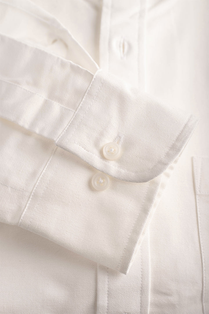 White Premium Oxford Button Down Shirt