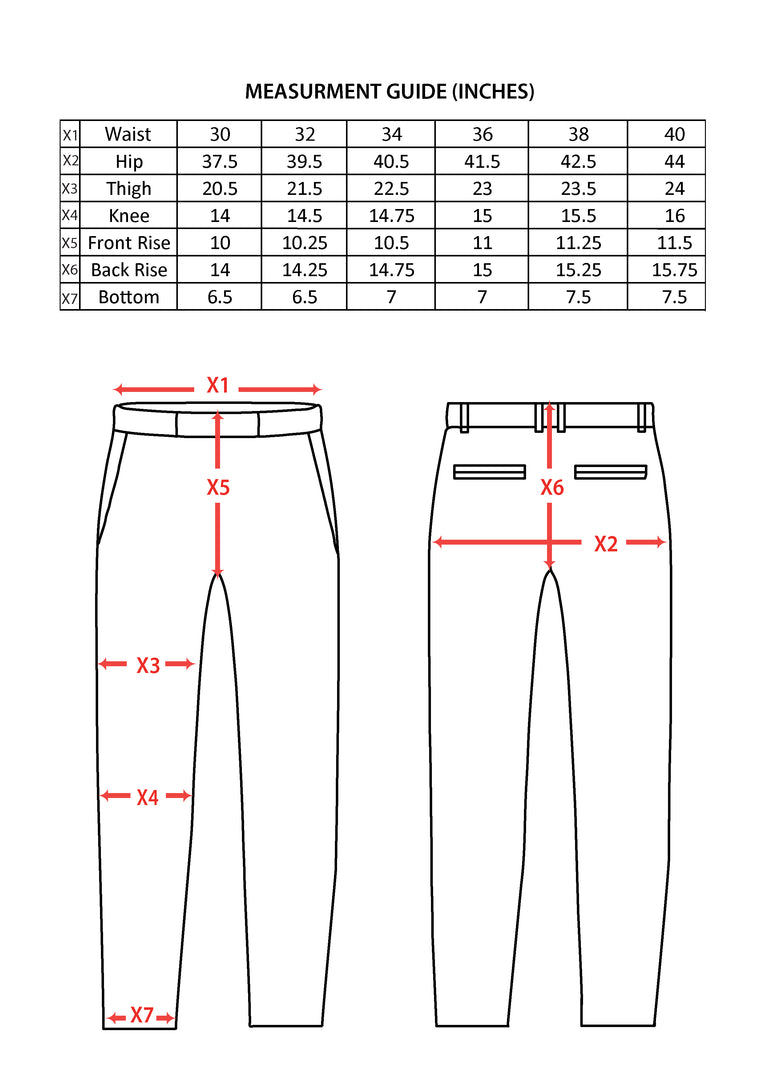 Men's Classic Grey Slim Fit Chinos