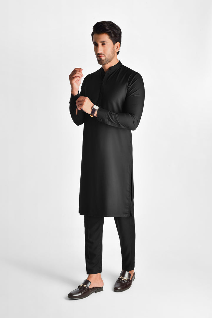 Arsh Jade Black Kurta Pant