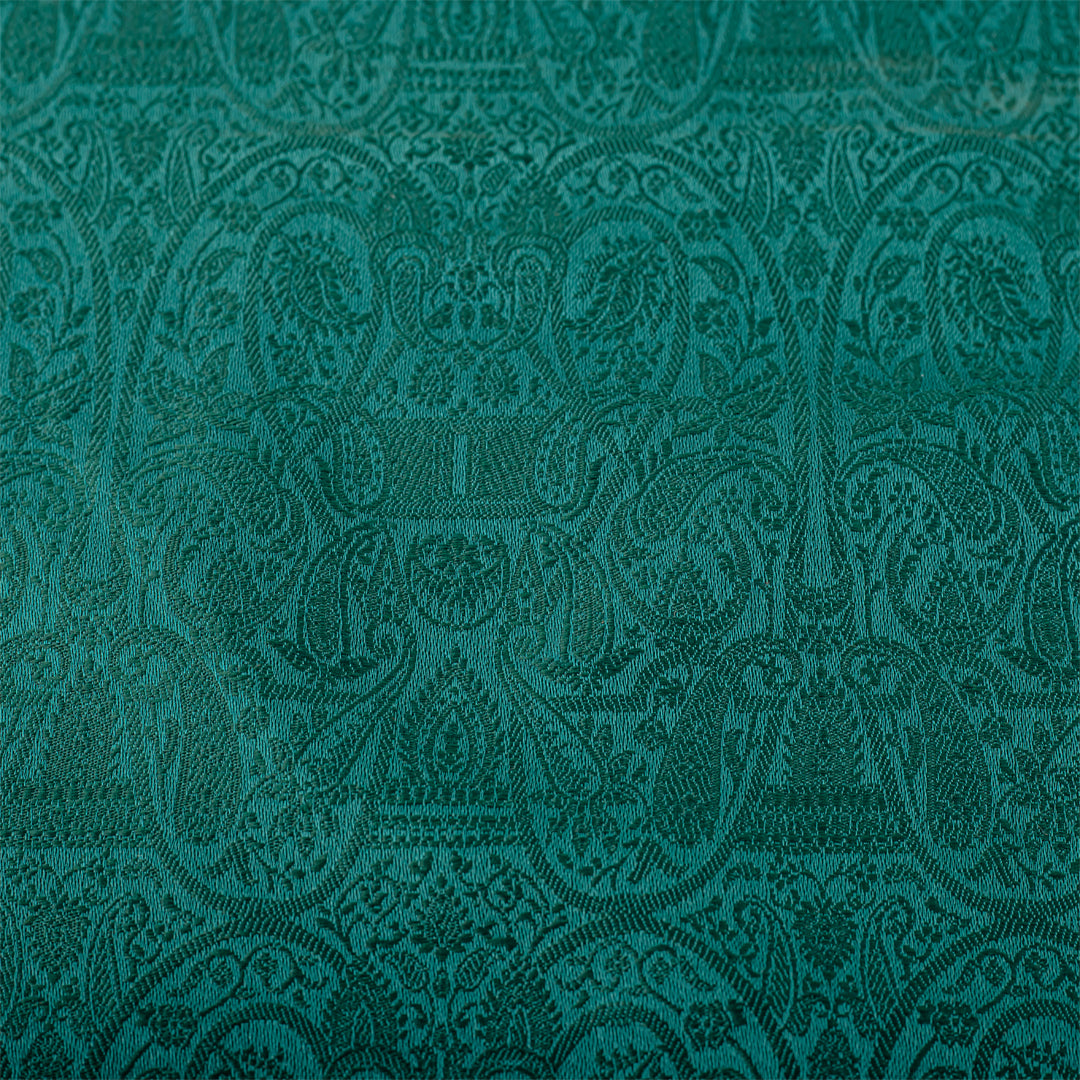 Green Paisley Pocket Square